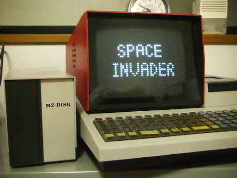 MZ-80K+MZ-DISK(吉喜工業製シングルFDD)にてブート - YouTube