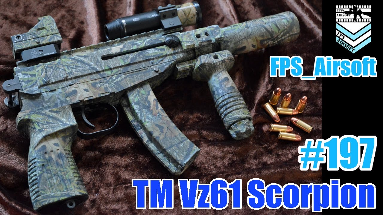 197 サバゲーをFPS風に撮ってみた 装備紹介 東京マルイ Scorpion Vz61