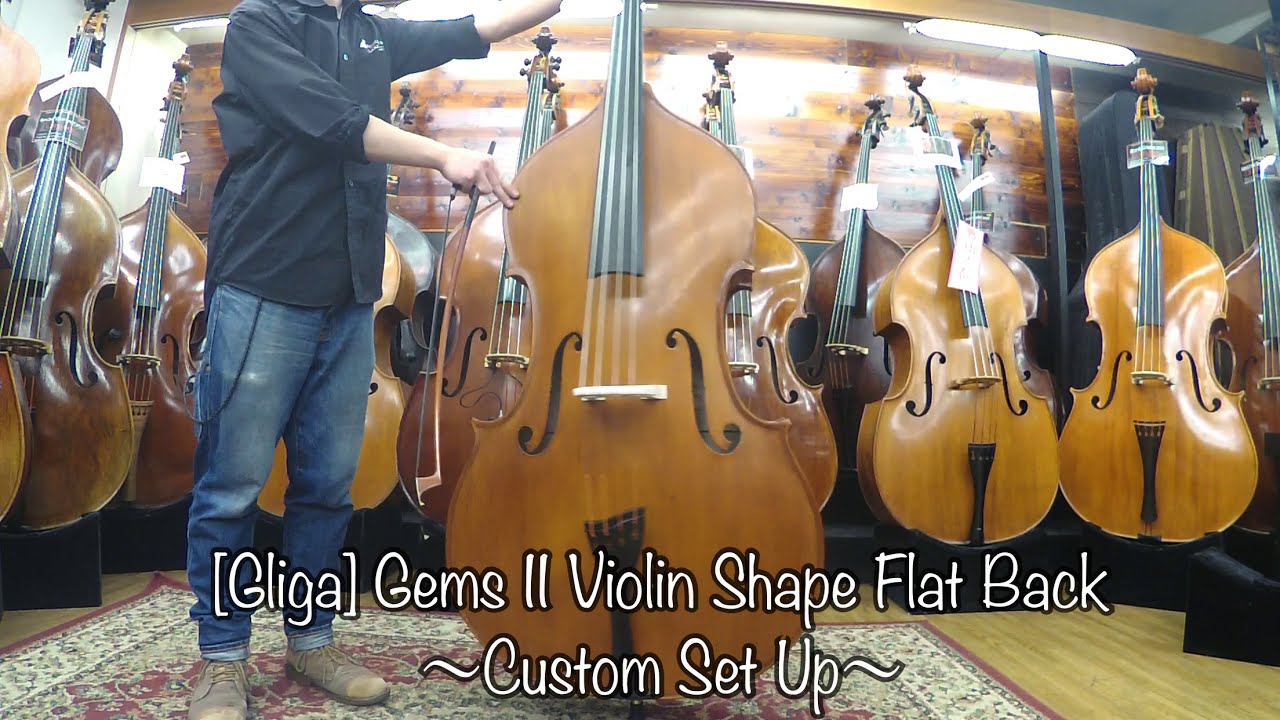 Gliga】GemsⅡ Violin Shape Flat Back ～Custom Set Up～ - YouTube