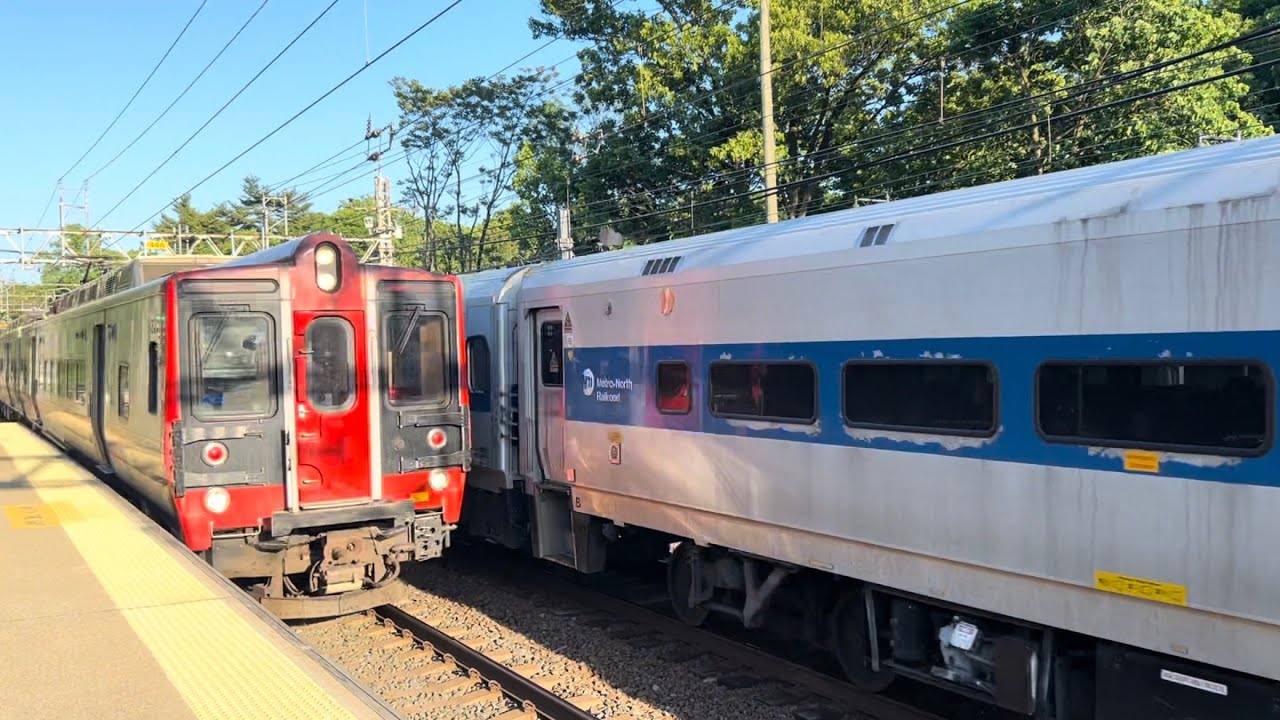 MTA Metro North Railroad: Kawasaki M8 + Bombardier Shoreliner
