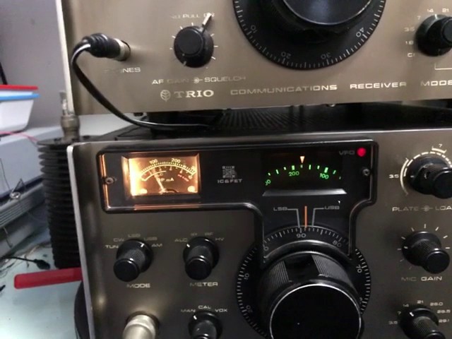 TRIO Kenwood 599 レストア完了 【2017/06/13】 - YouTube