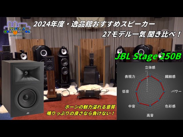 JBL Stage 250Bを聞いてみた「2024年度 27スピーカー聞き比べ」 - YouTube