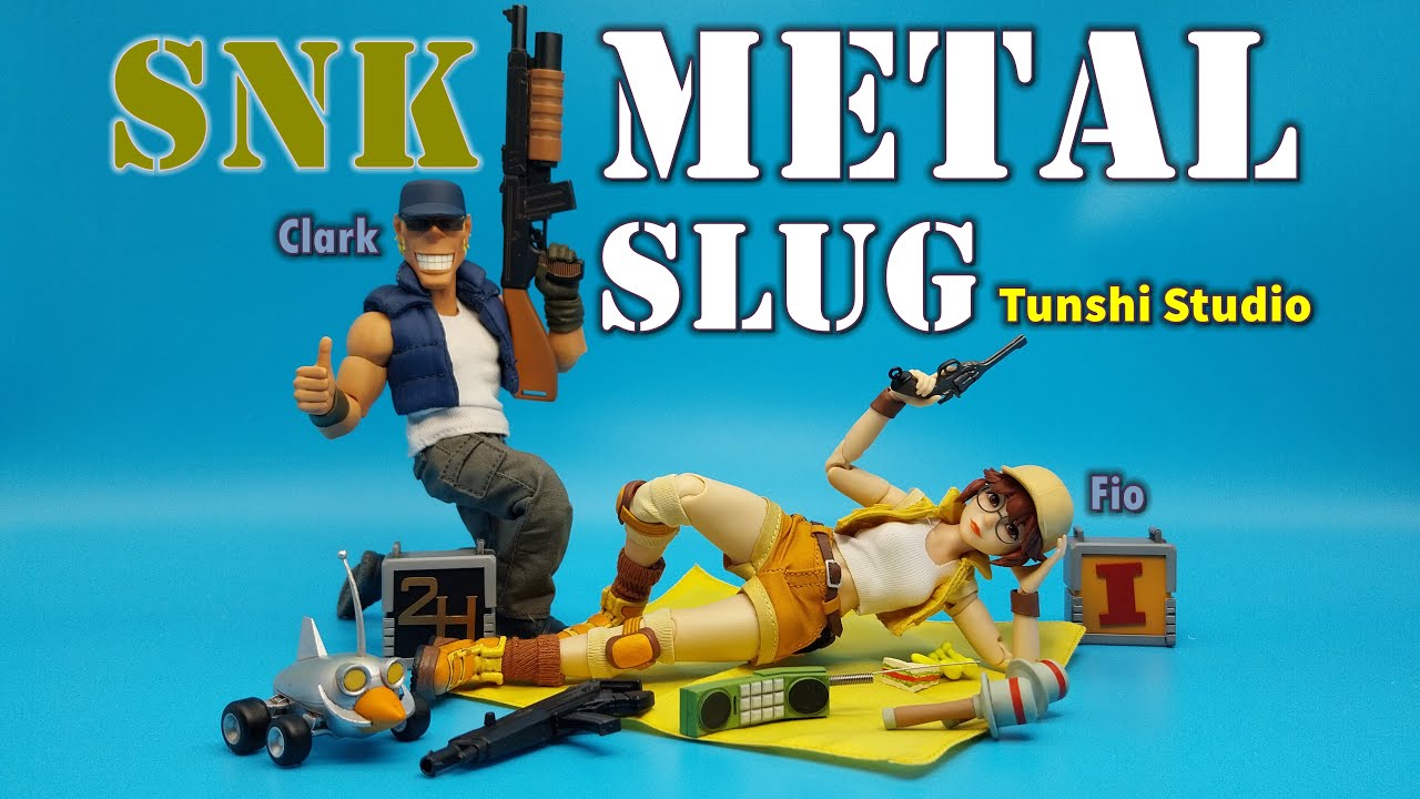 SNK licensed Tunshi Studio 1/12 Metal Slug Fio & The King of
