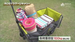 LOGOS「ROSY ラゲージキャリー（Grロゴ）」 - YouTube