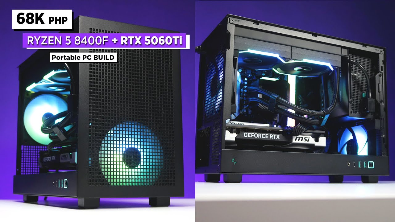 Build VLOG (POV): ₱68K Portable PC Build | CH160+ | Ryzen 8400F