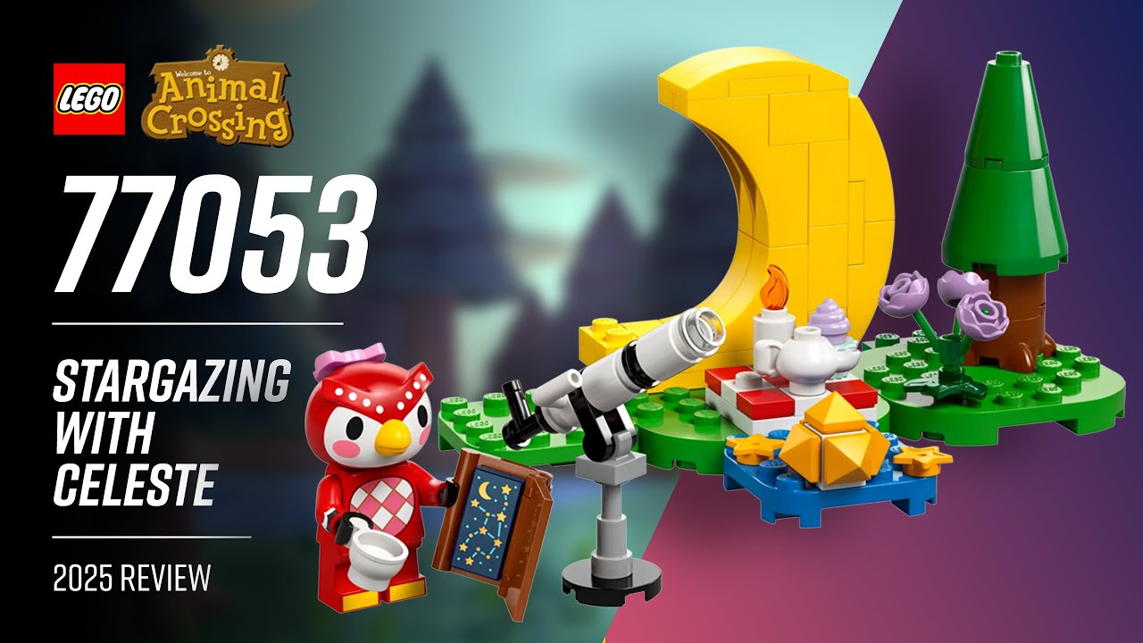 LEGO Animal Crossing Stargazing with Celeste (77053) REVIEW - YouTube