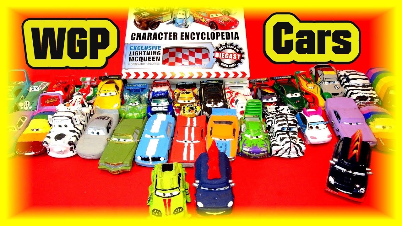 Pixar Cars Character Encyclopedia WGP Cars with the real Dieacst