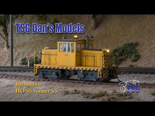 HO Scale DCC Bachmann 45 Ton Switcher - YouTube