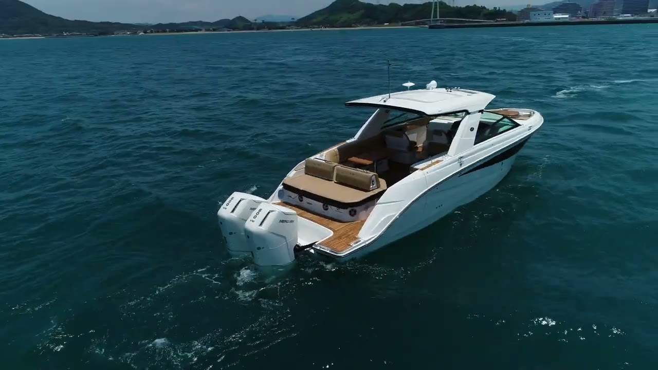 マーキュリーV12 600馬力船外機 SeaRay SLX400OB - YouTube