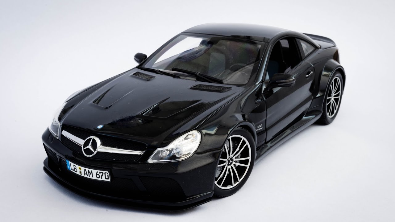 Review Mercedes Benz SL 65 AMG Black Series 1:18 Minichamps - YouTube