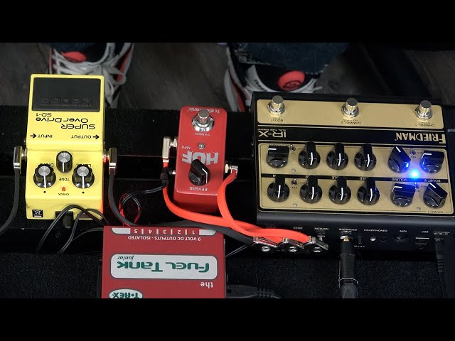 Friedman IR-X with Mini HOF & Boss SD1 Super Overdrive Pedals