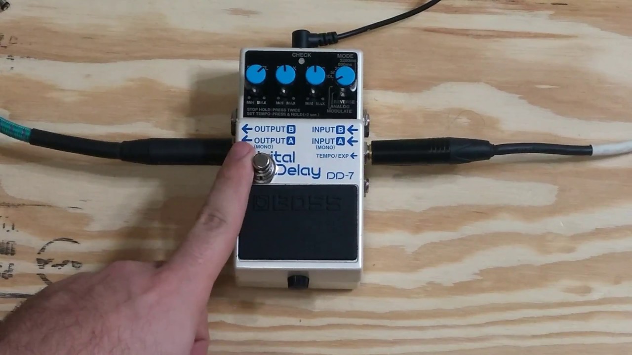 Boss DD7 Digital Delay Onboard Tap Mod by Loophole Pedals - YouTube