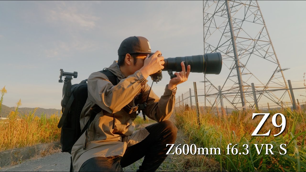 野鳥撮影│Z600mm f6.3 VR SとZ600mm f4をかついで撮影 - YouTube