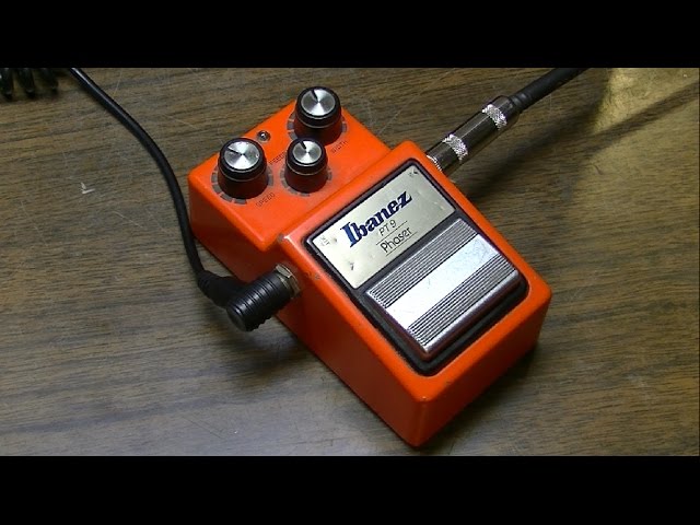 1976 Ibanez PT-707 Phase Tone II Effects Pedal (Maxon) DEMO - YouTube