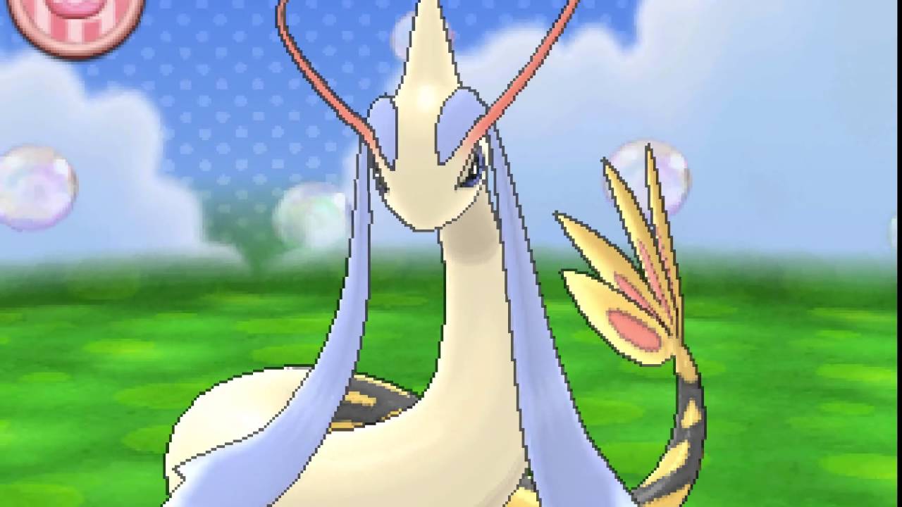 ポケパルレ ミロカロス(色違い)と戯れるだけの動画 - YouTube