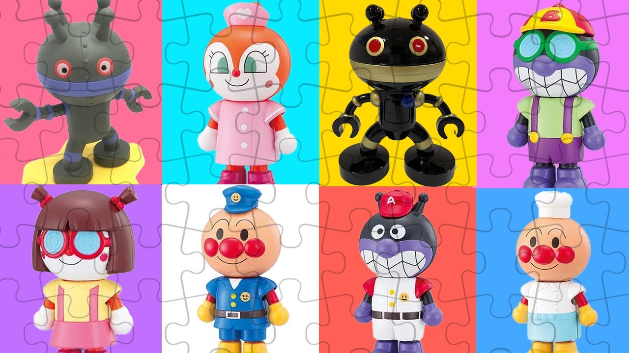 アンパンマンパズルで遊ぼう🌈へんしんアンパンマン・バイキンマン