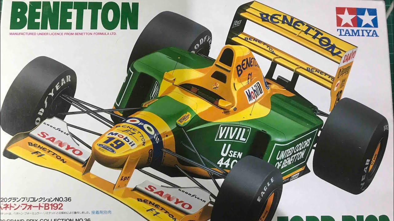 Tamiya 1:20th scale Benetton B192 - YouTube