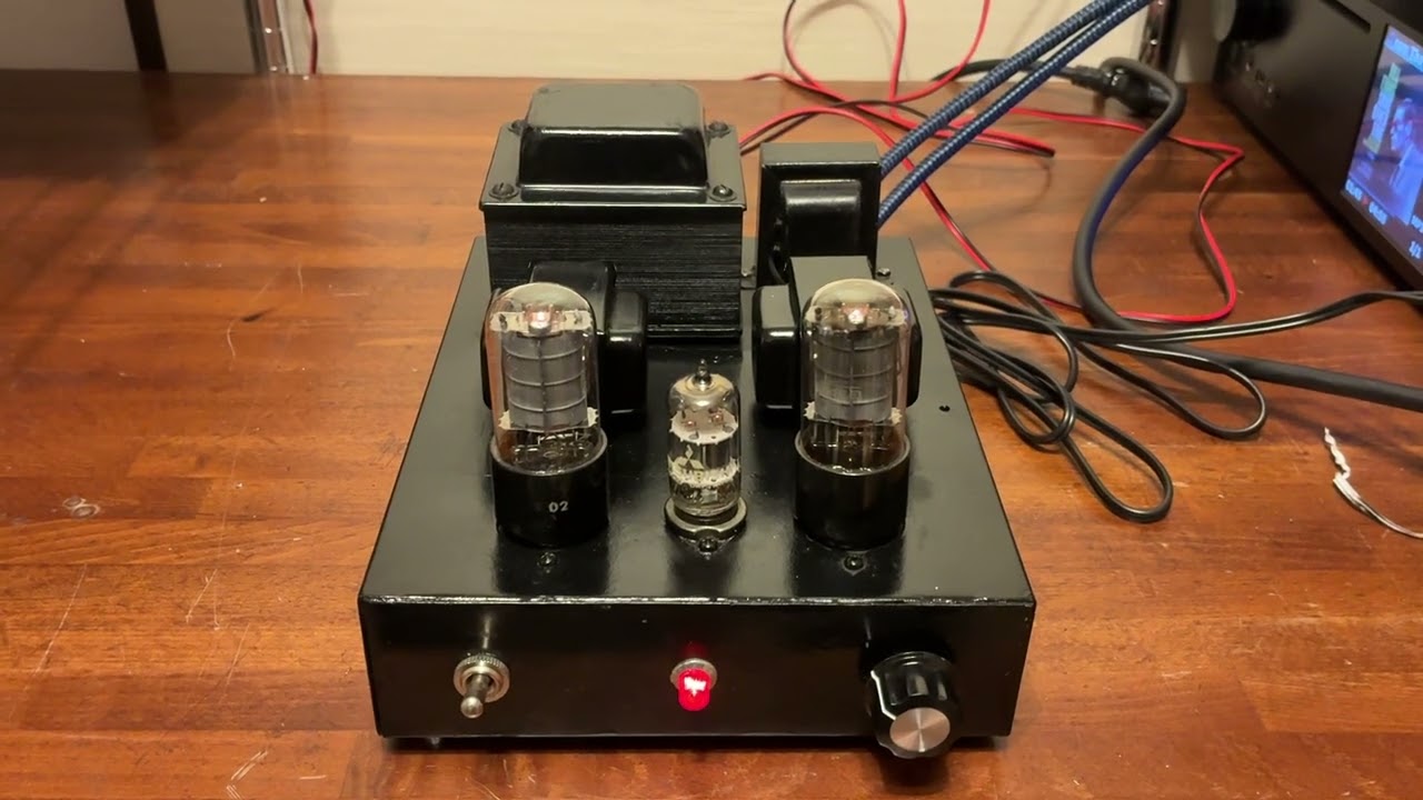 オーディオ試聴動画 6V6 シングルアンプ 真空管アンプ 自作アンプ
