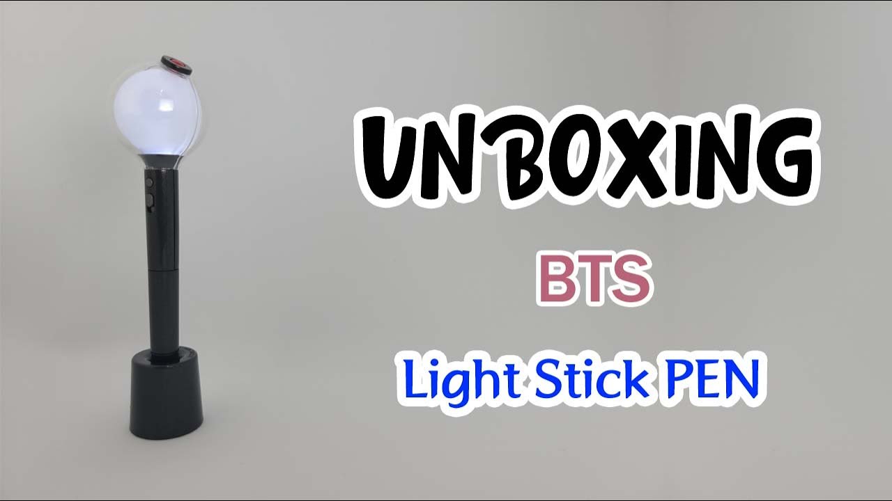BTS Official Lightstick Pen SE ver unboxing - YouTube