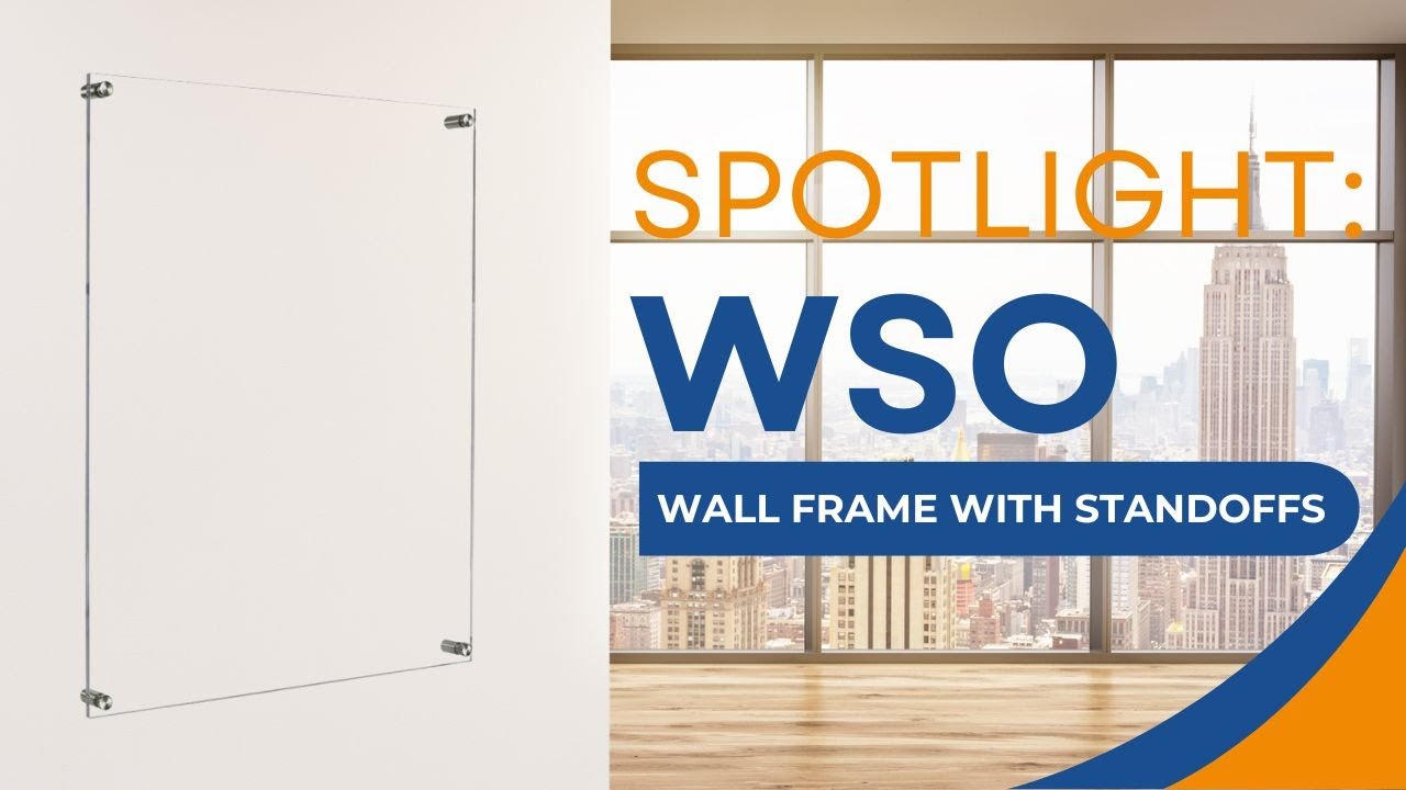 Window Mount Sign Holder - 8.5