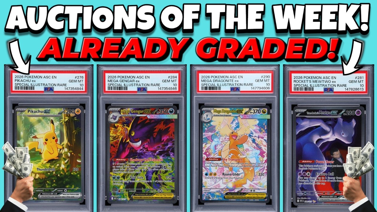 Pokemon Auctions Of The Week! Graded Ascended Heroes Cards Hit The