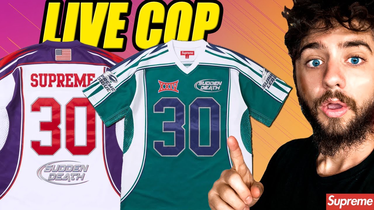 Supreme Sudden Death Jersey (x2) #LIVECOP - Week 11 SS24 Stream