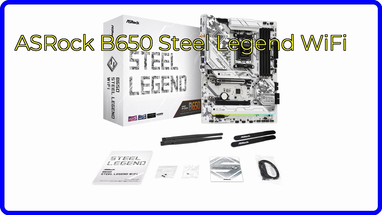 REVIEW (2026): ASRock B650 Steel Legend WiFi. First Look. - YouTube