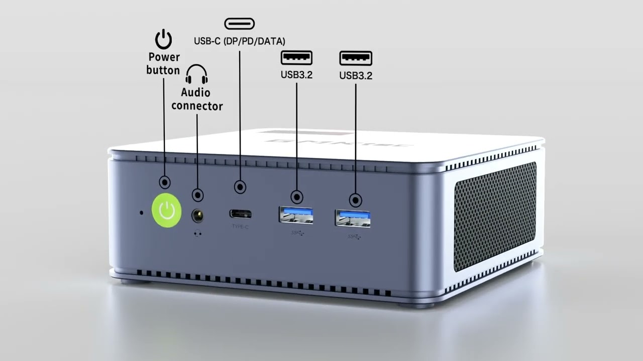 😎AMD Ryzen 7 5825U Mini PC--NucBox M5 plus #minipc #gaming