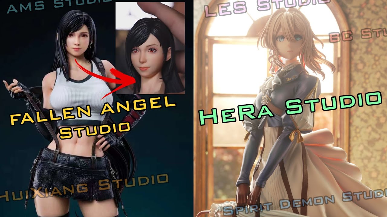 Fallen Angel Studio Screws Up Tifa Figure's Face | Episode 5 - YouTube