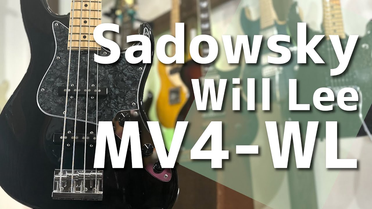 エレキベース紹介】Sadowsky Will Lee Signature Metroline MV4-WL