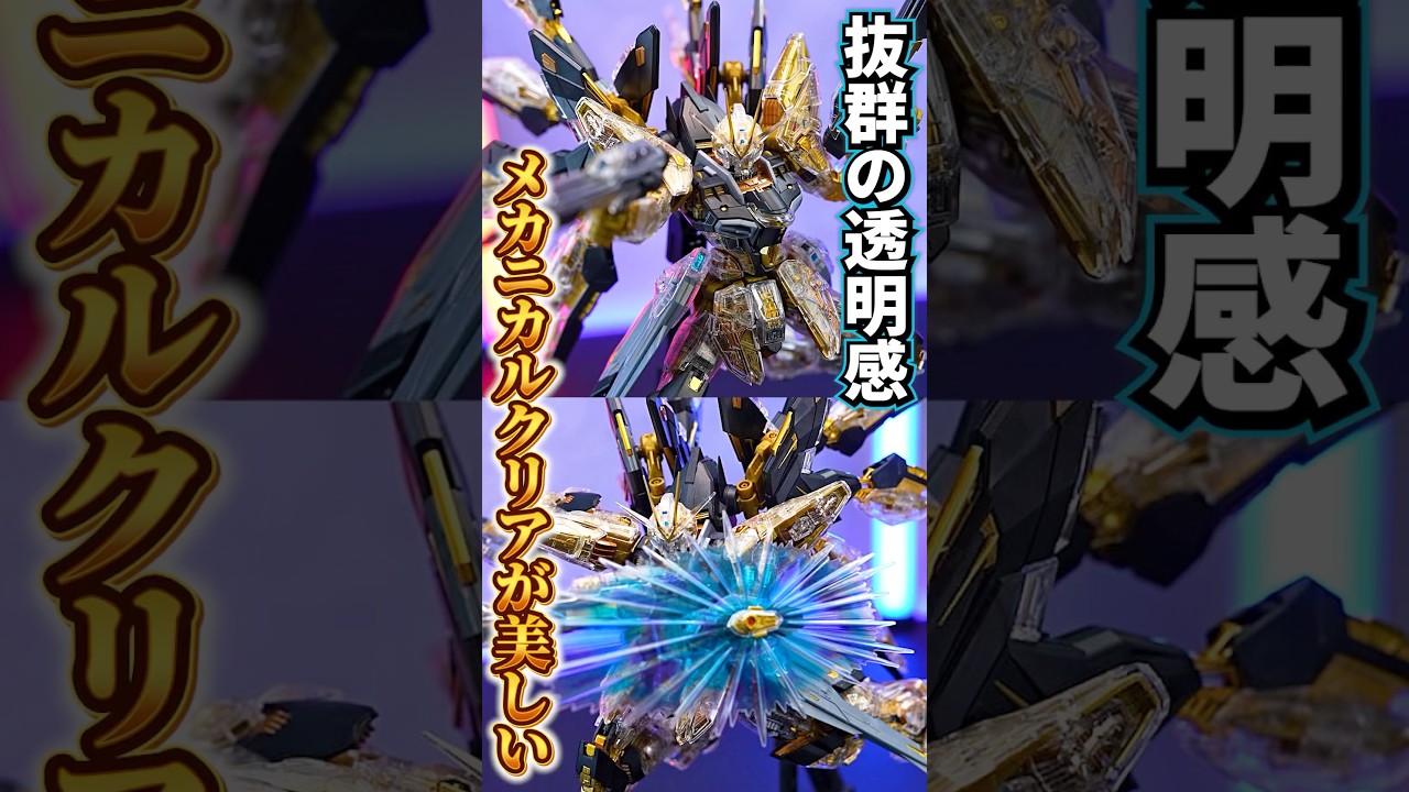 MGEXストフリ］透明感抜群！メッキフレームを存分に楽しめるメカニカル