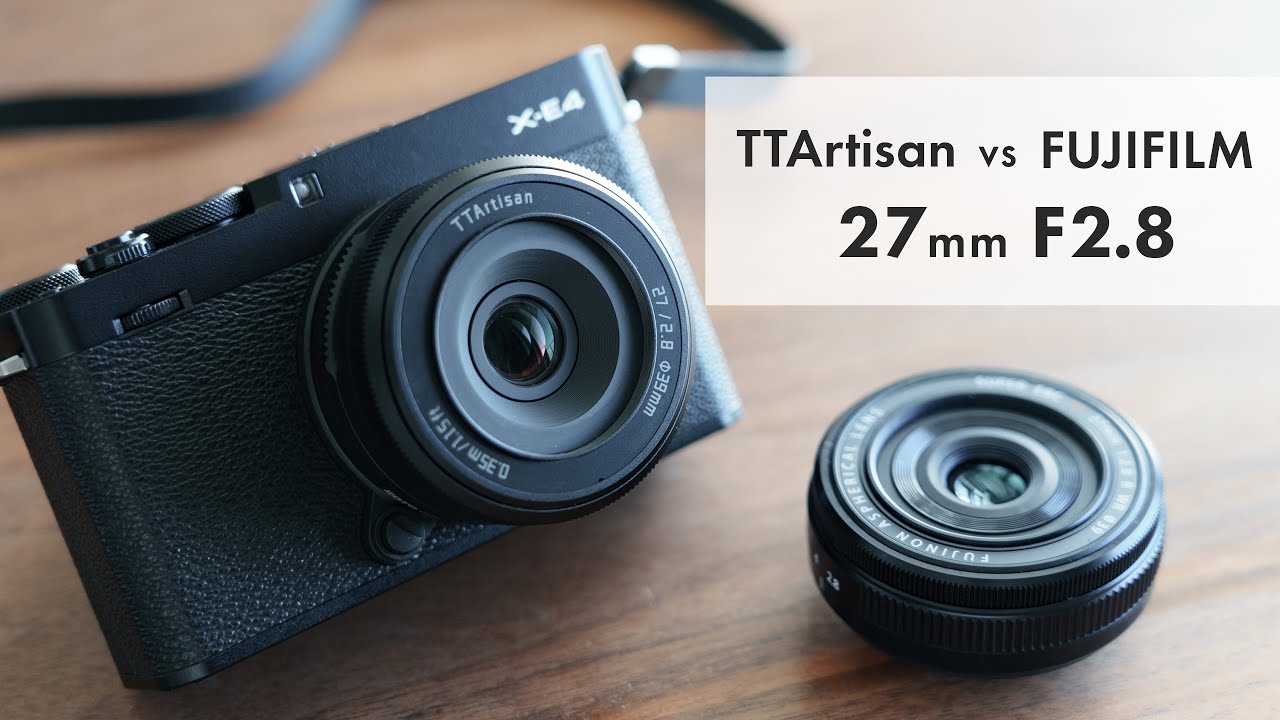 TTArtisan 27mm F2.8 を XF27mm F2.8 と比べてみる 【レビュー】 - YouTube