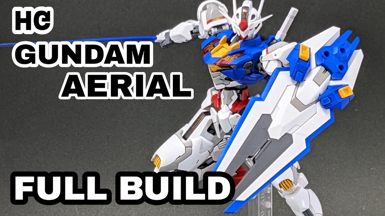 ガンプラ】HG ガンダムエアリアルを全塗装 ディテールアップして格好