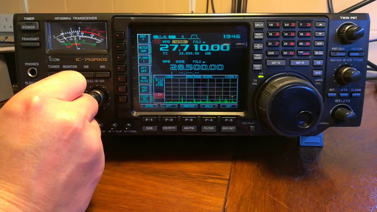 ICOM 756-Pro-2 Noise Blanker . - YouTube
