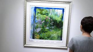 ホアキン・トレンツ・リャドがシルクスクリーンの版画で制作した花の