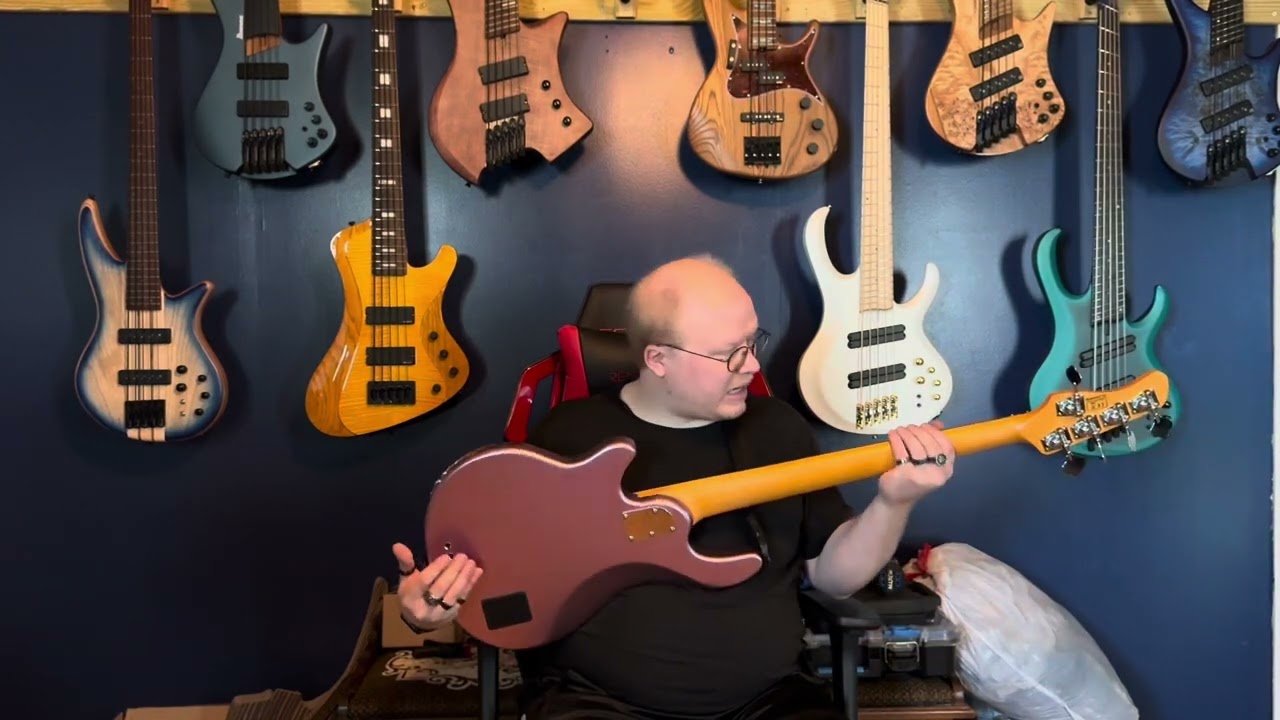 Sire Z7 5-String Review, Pretty in Pink but with Issues - YouTube