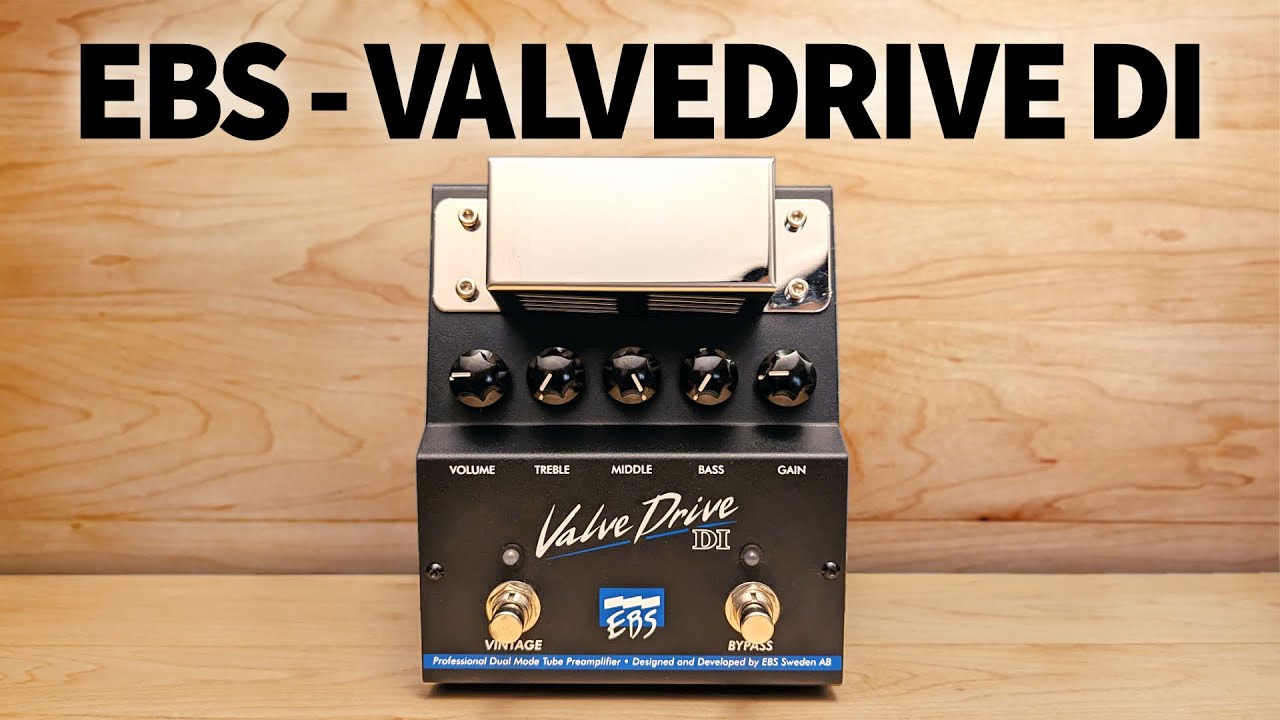 EBS VALVE DRIVE-DI べースエフェクター プリアンプ オーバードライブ
