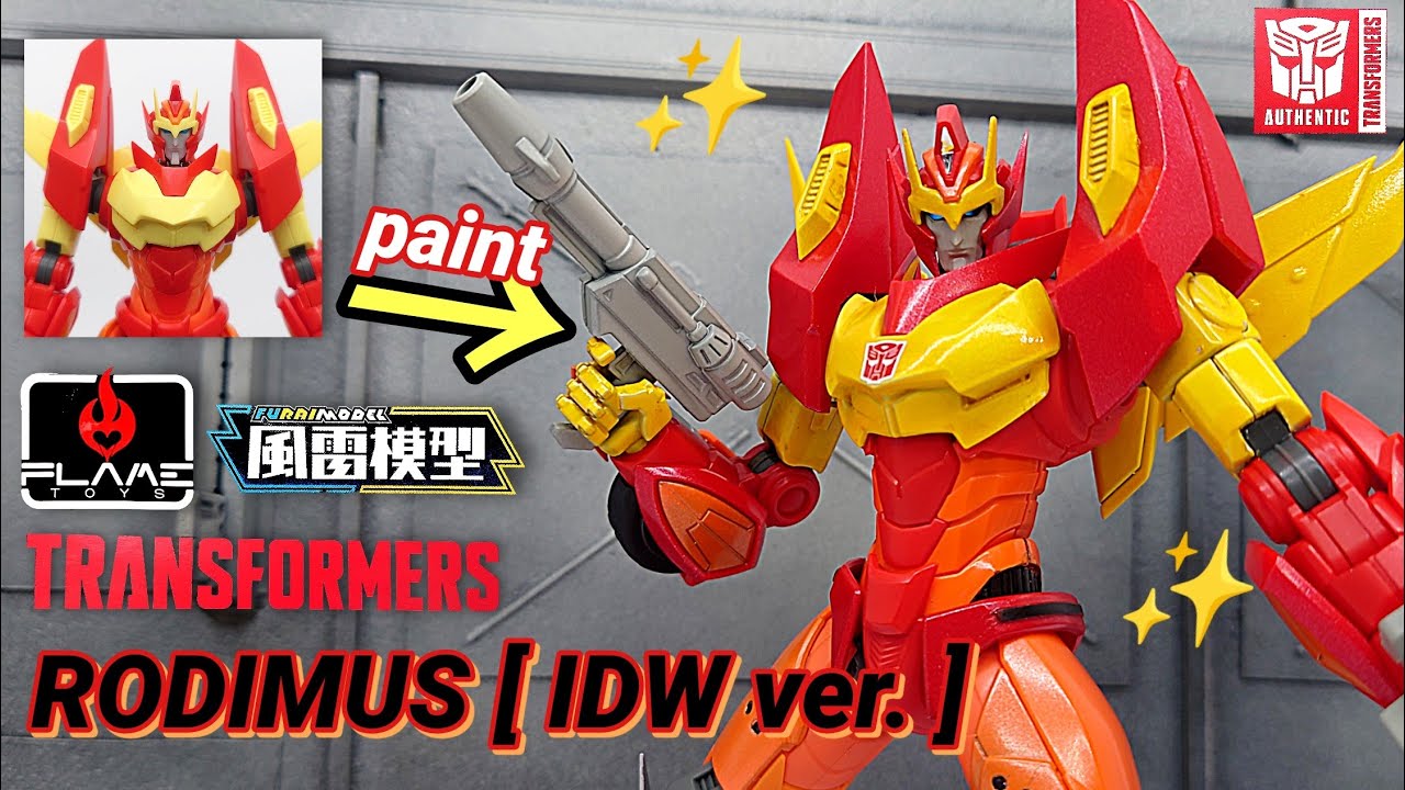 FLAME TOYS) 組み立てキット紹介！ ロディマス 風雷模型 / RODIMUS IDW