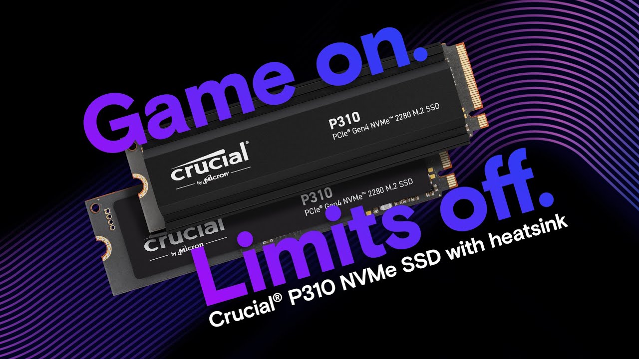 Crucial P310 500GB PCIe Gen4 NVMe 2280 M.2 SSD | CT500P310SSD8