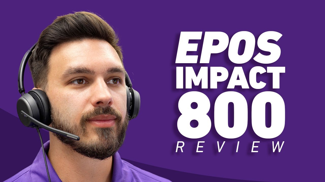 EPOS Impact 860 Headset - Silencing Open Office Noise