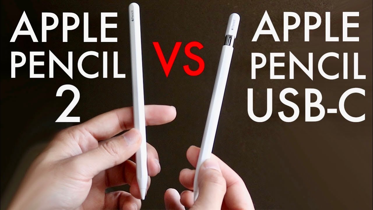 Apple Pencil (USB-C) Vs Apple Pencil 2! (Comparison) (Review