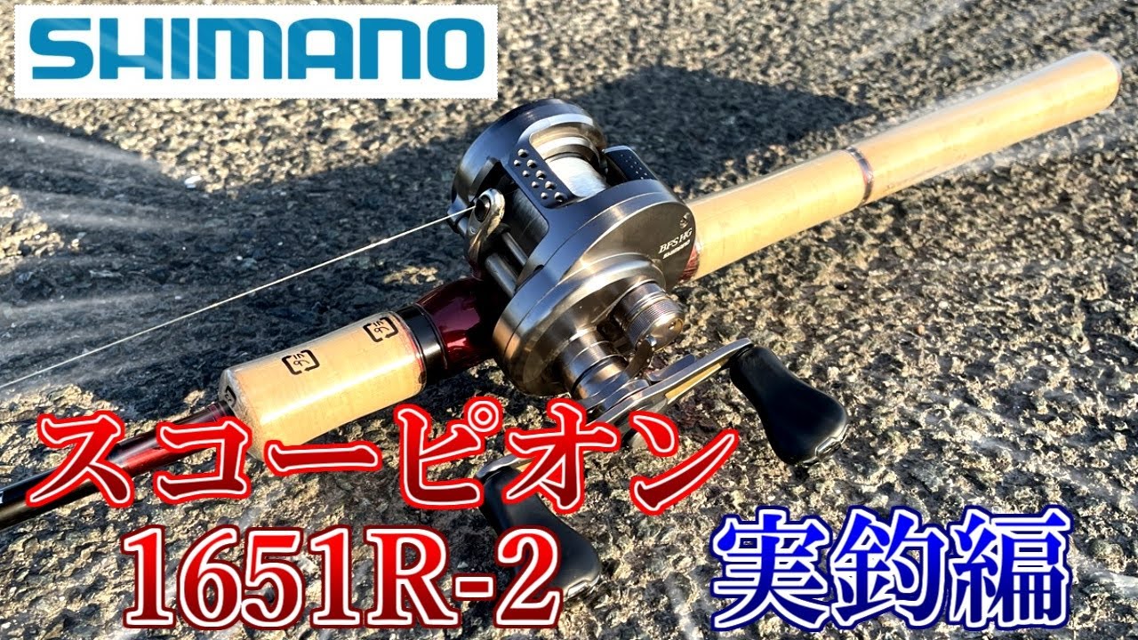 スコーピオン 1651R-2 実釣編｜小物巻物を投げてみた！【ベイトロッド
