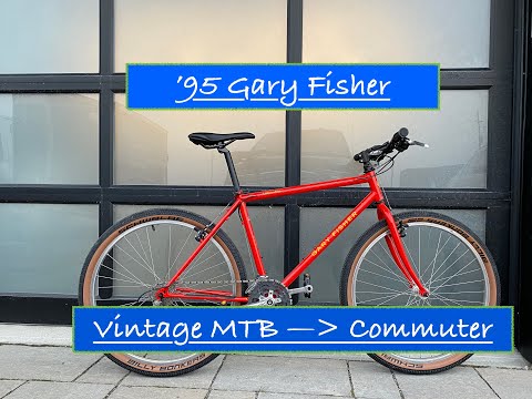 90's MTB transformed to Commuter Conversion - Gary Fisher