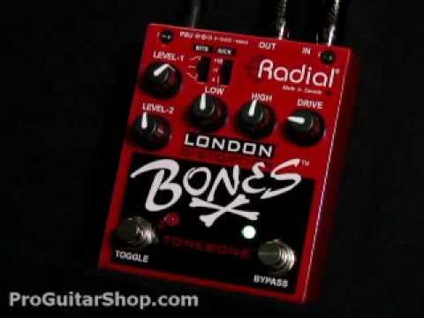 Radial London Bones Dual Distortion Pedal - YouTube