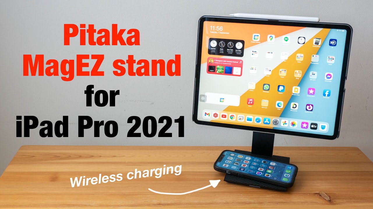 Pitaka MagEz stand and case for iPad Pro 2021 - YouTube