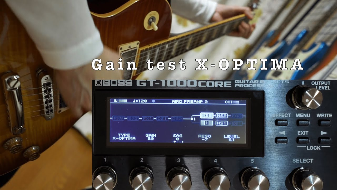 BOSS GT-1000CORE Ver 2.0 / X-ULTRA / X-OPTIMA / X-TITAN / Les Paul