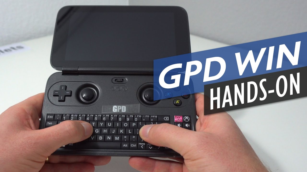 GPD Win Unboxing & First Look Review UMPC - YouTube