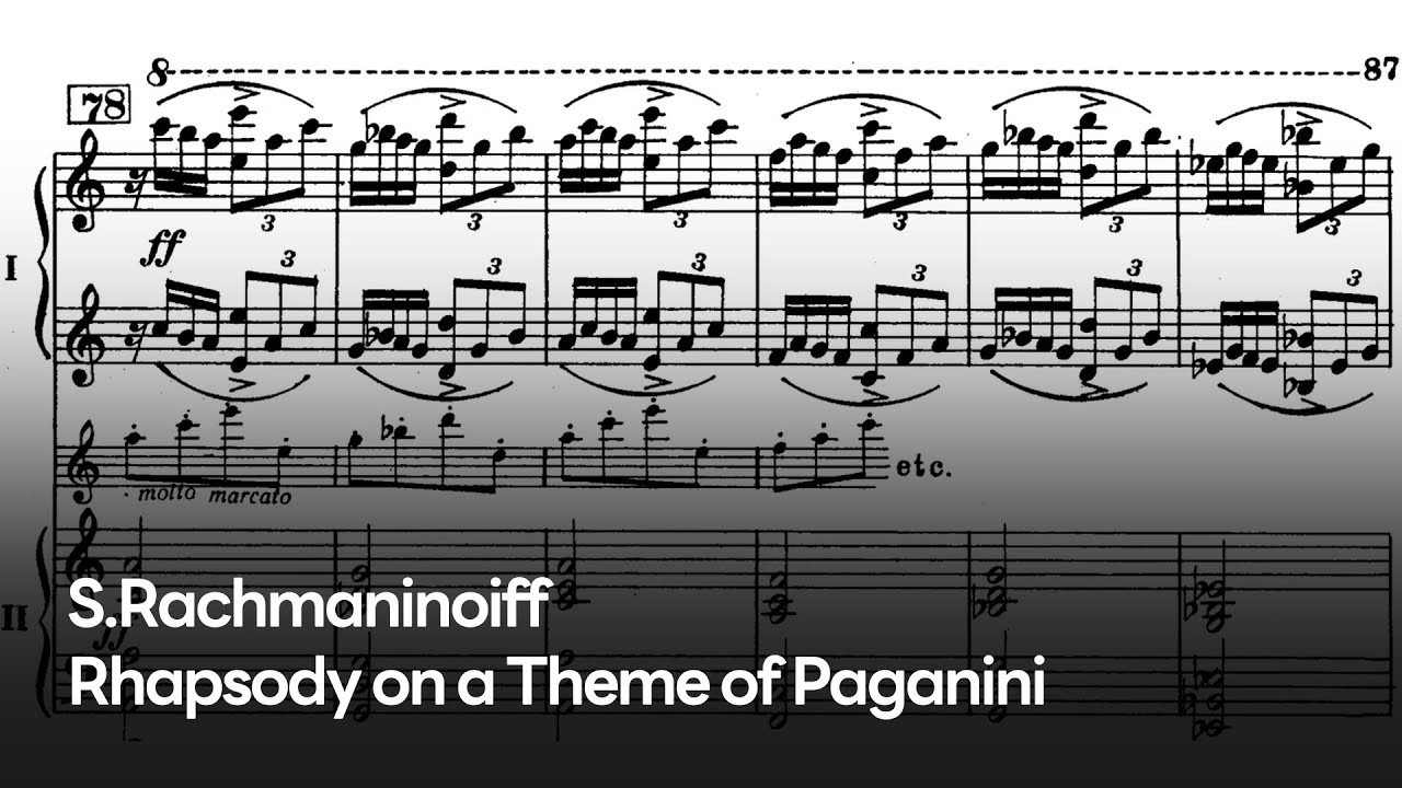 S.Rachmaninoiff - Rhapsody on a Theme of Paganini, Op.43 - YouTube