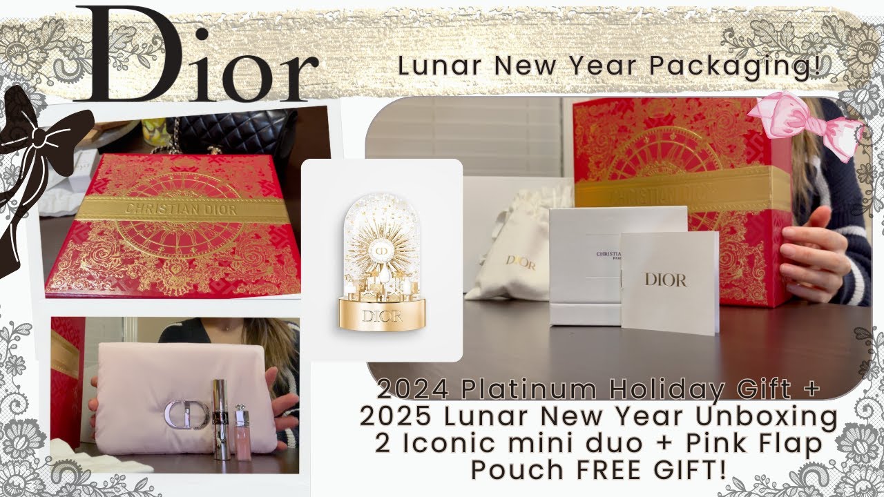 DIOR Beauty 2025 first purchase + 2024 Platinum Holiday Gift