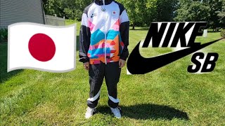 NIKE SB X PARRA JAPAN 🇯🇵 FEDERATION KIT SKATE TRACKSUIT BLACK